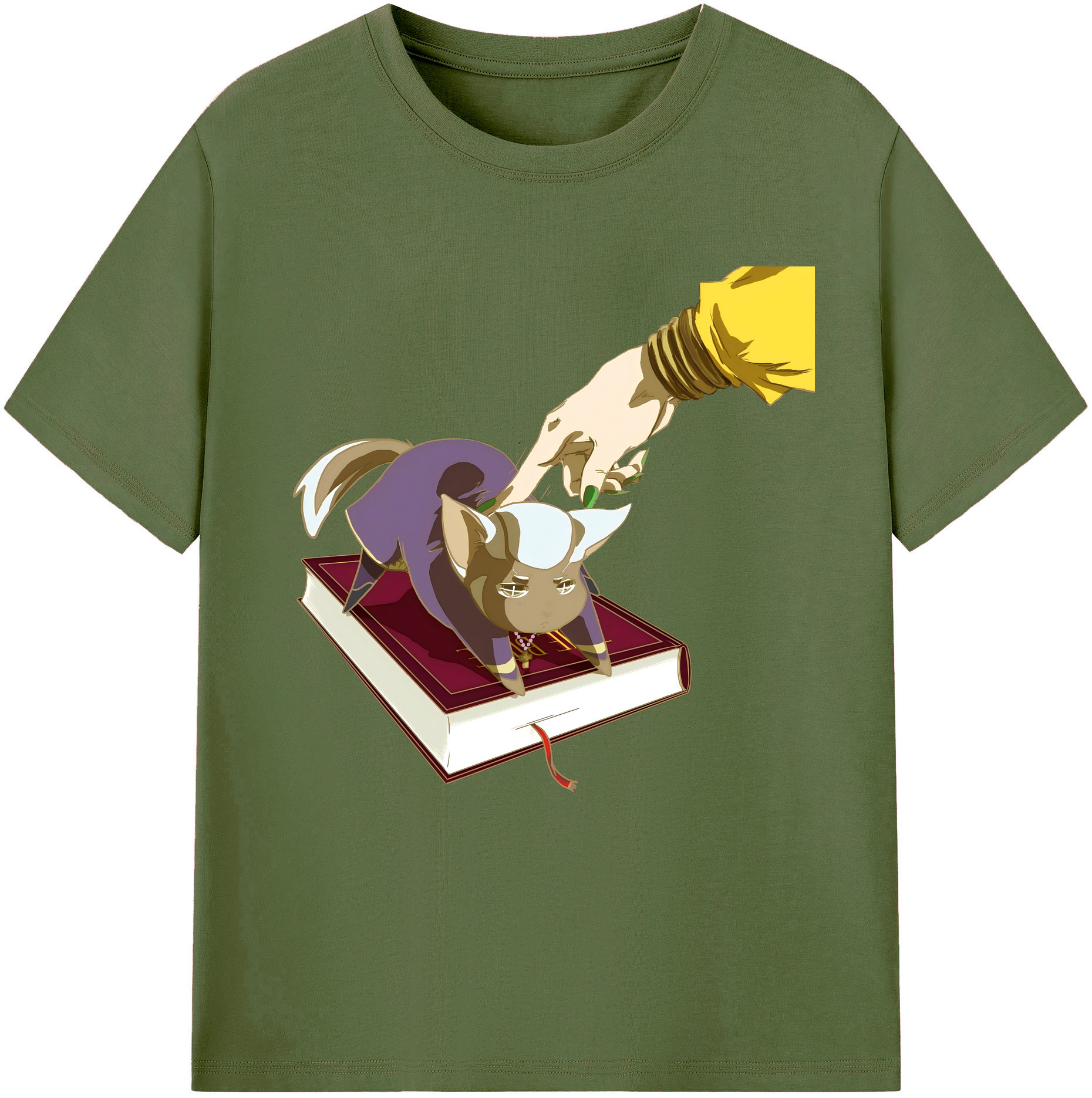 （画像用） ジョジョの奇妙な冒険 JoJo's Bizarre Adventure 綿100％半袖Tシャツ（フロントプリント）
